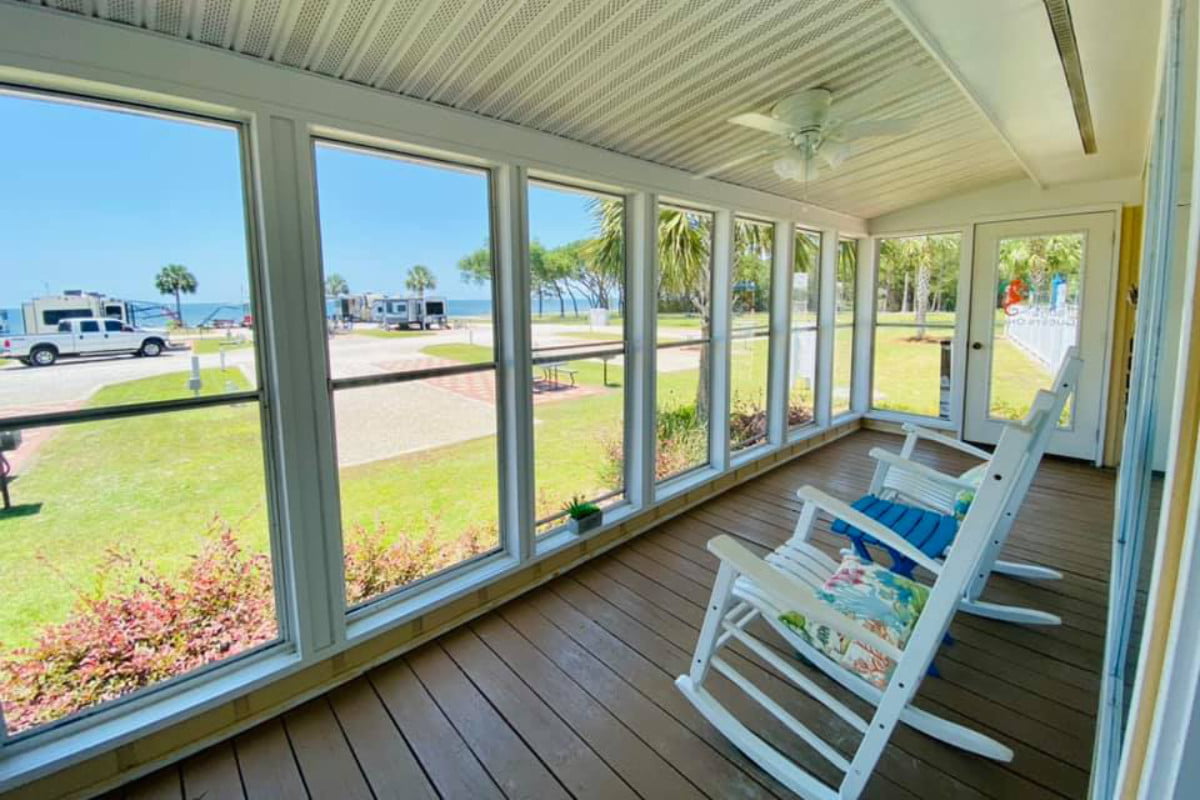 Seaside Suite Vacation Rental at Coastline RV Resort in Eastpoint FL