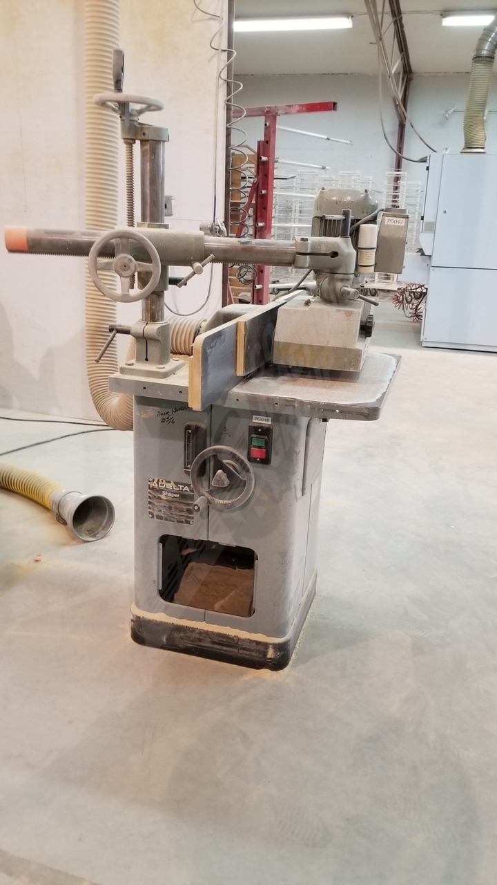 Used Delta 43375 Heavy Duty TwoSpeed Wood Shaper Coast Machinery Group