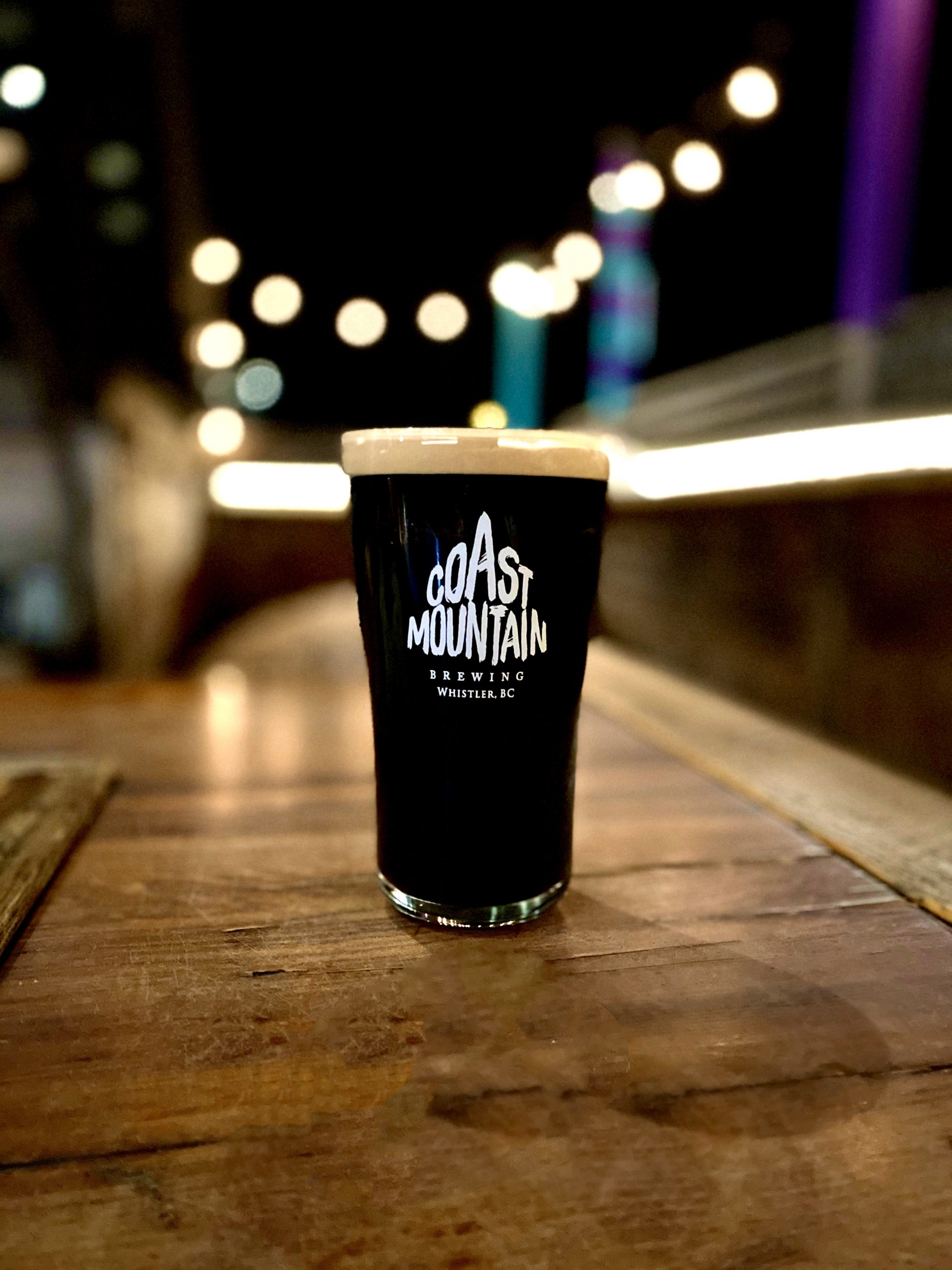 Black Diamond Nitro Coffee Stout Coast Mountain Brewing