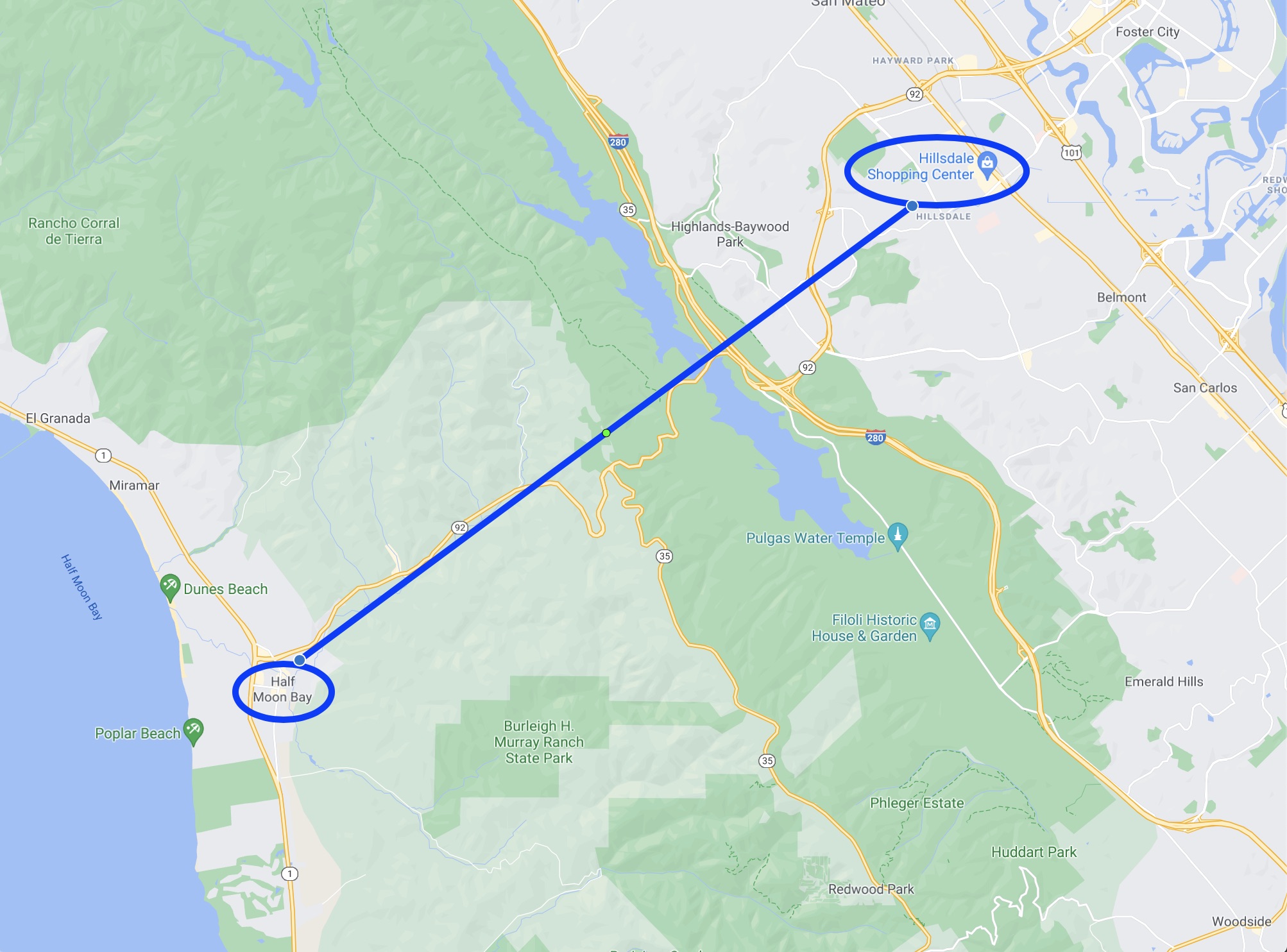 How About Building a Gondola From Half Moon Bay Over Hwy 92 to San