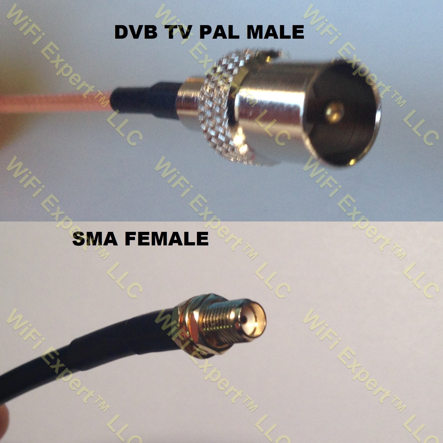 LMR100 DVB TV Pal Male to SMA FEMALE Coaxial RF Pigtail Cable RF