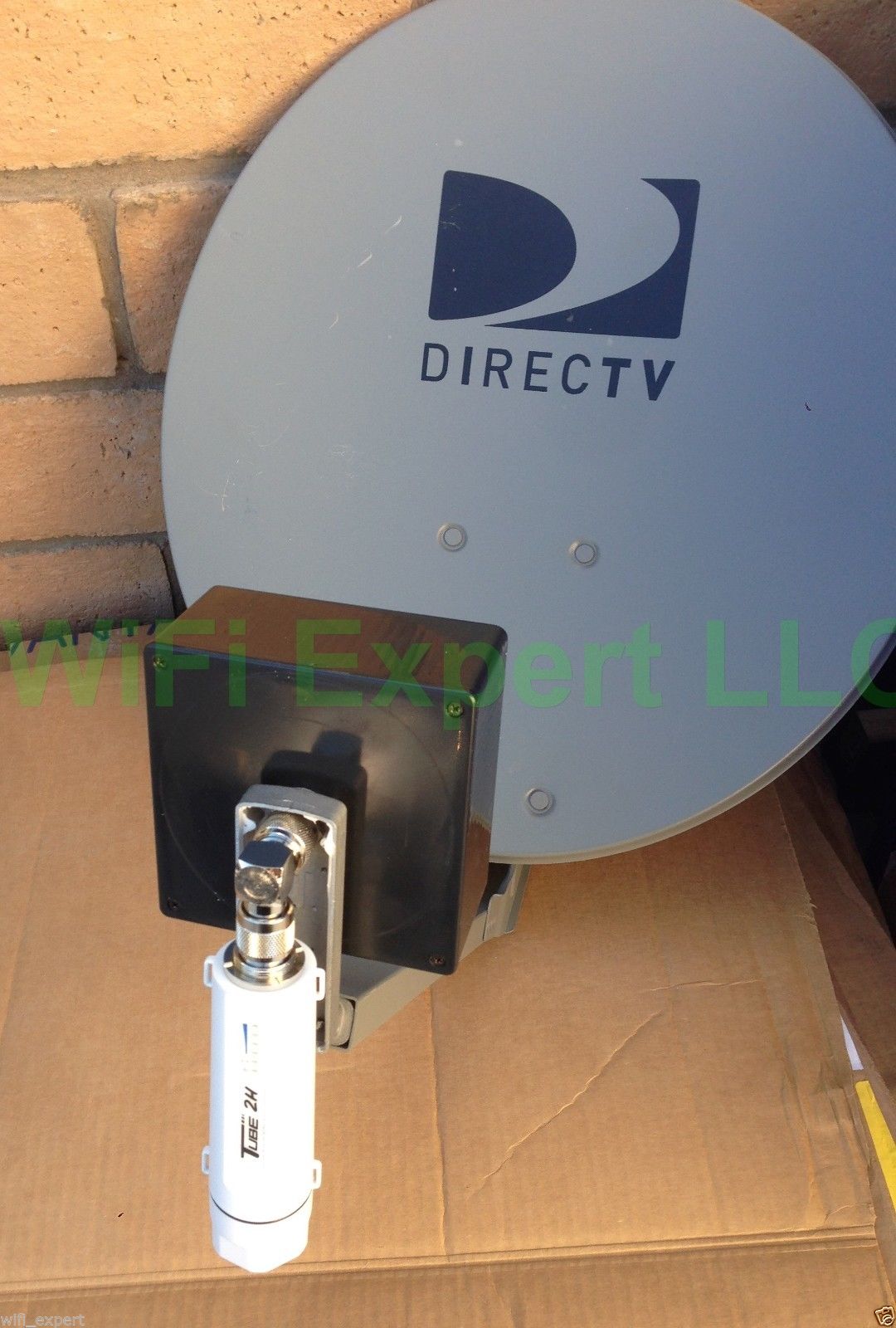 Dish BiQuad WiFi Antenna + ALFA R36 + PoE TUBE 2H Booster GET FREE