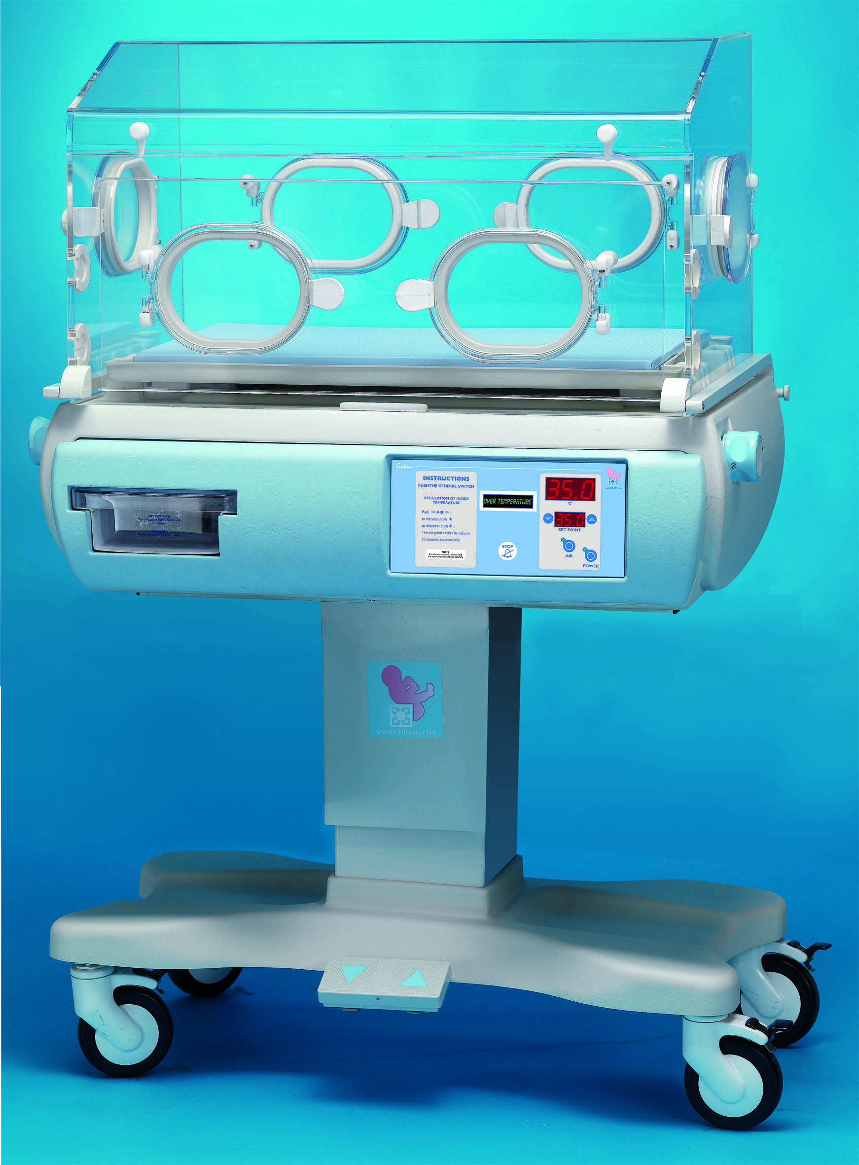 Neonatal Incubator Cristina Manual Cobams srl