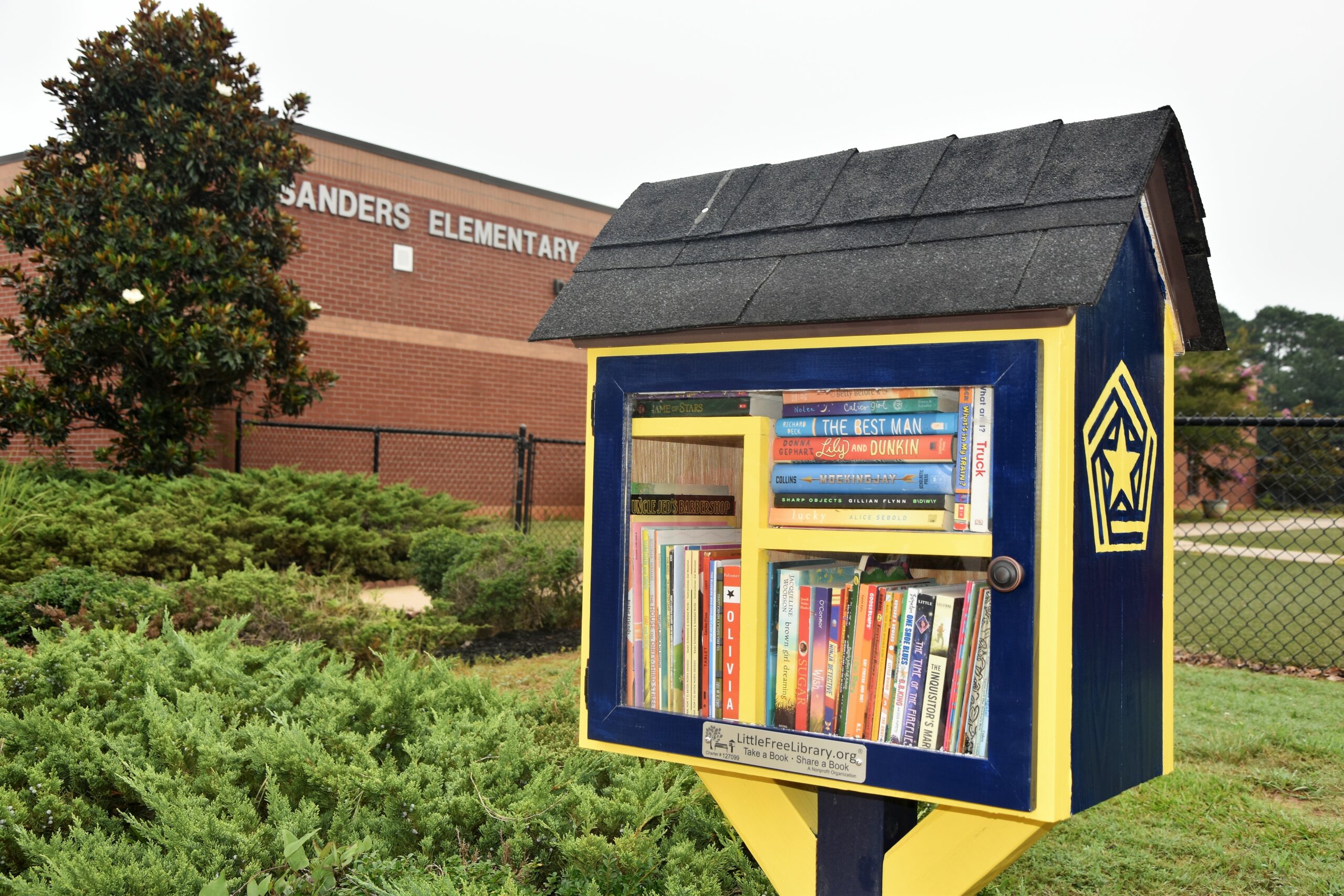 Little Free Library Dedicated at Sanders Elementary Cobb Collaborative