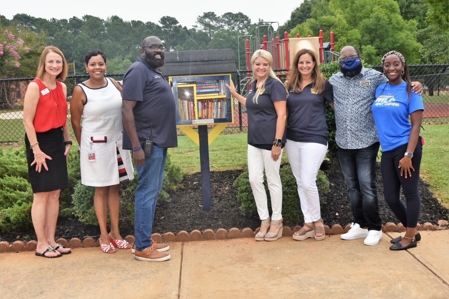 Little Free Library Dedicated at Sanders Elementary Cobb Collaborative