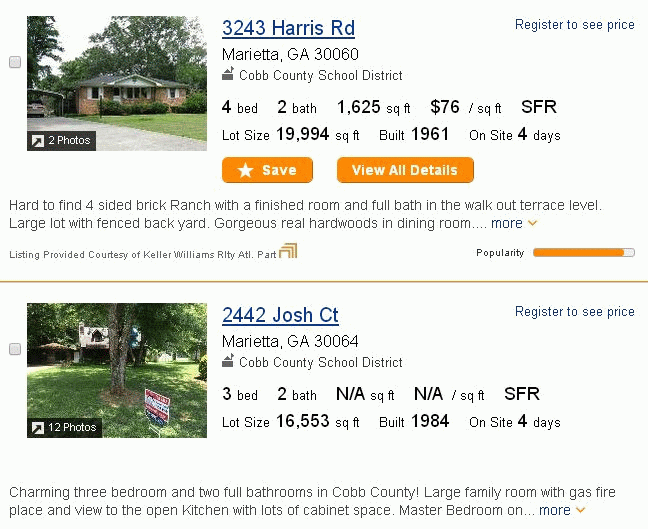 Cobb County homes