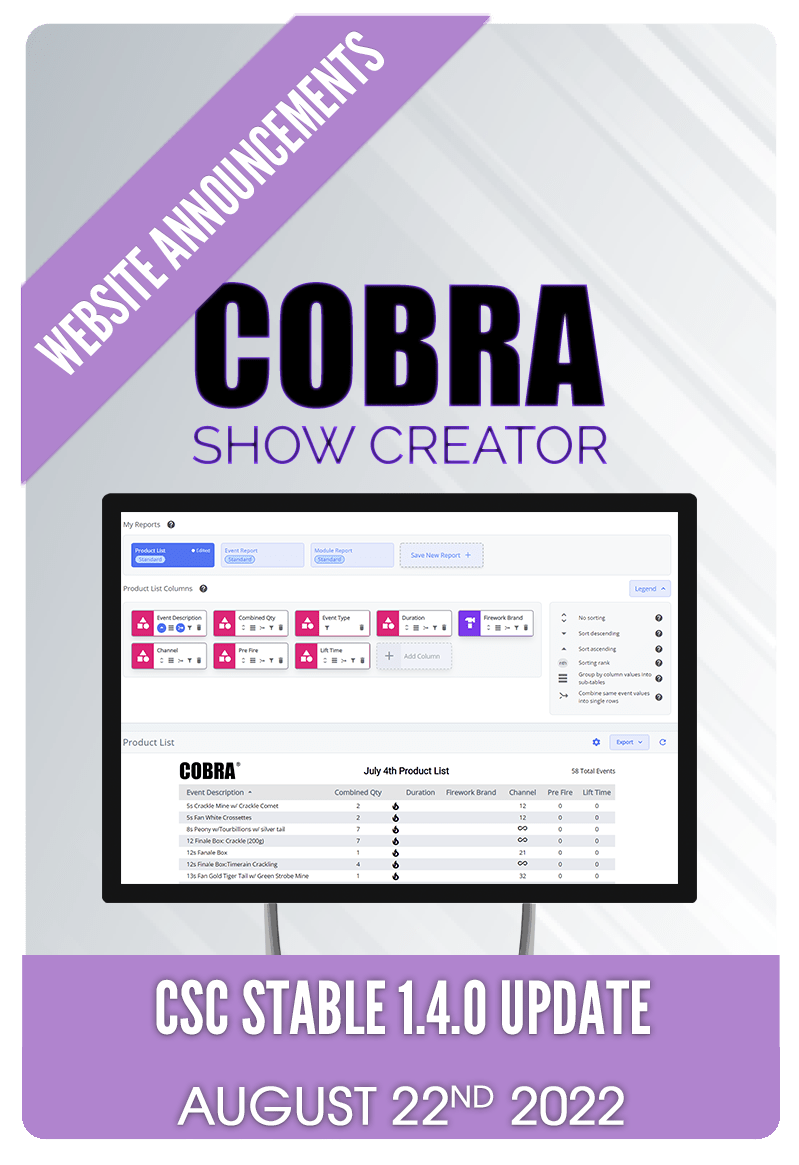 COBRA™ USA Fireworks Firing System for Consumers and Professionals
