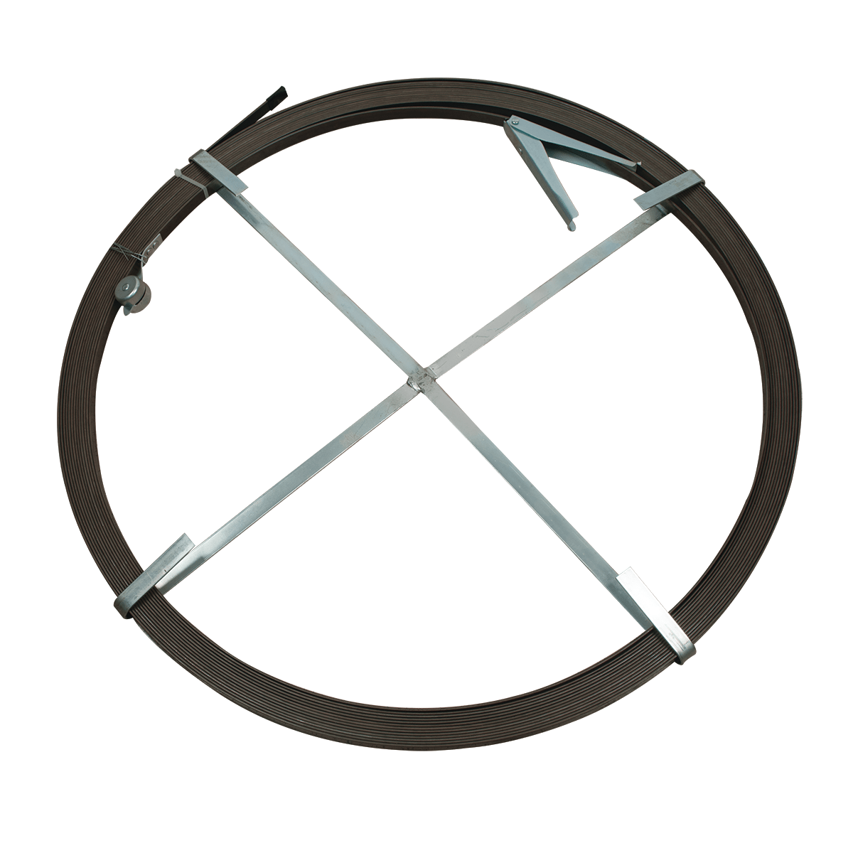 3/4 in. x 5 ft. x 1/8 in. Thick Flat Sewer Rod with Adjustable Grip Handle Cobra Products