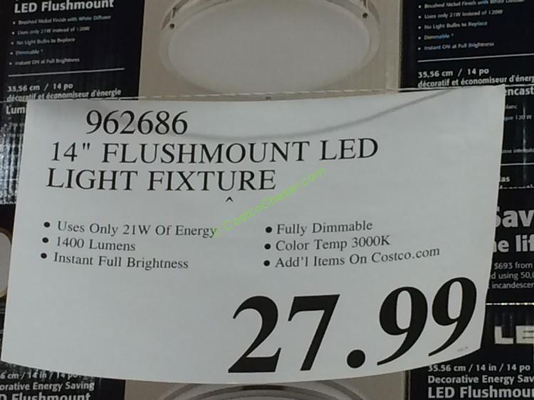costco96268614flushmountledlightfixturetag CostcoChaser