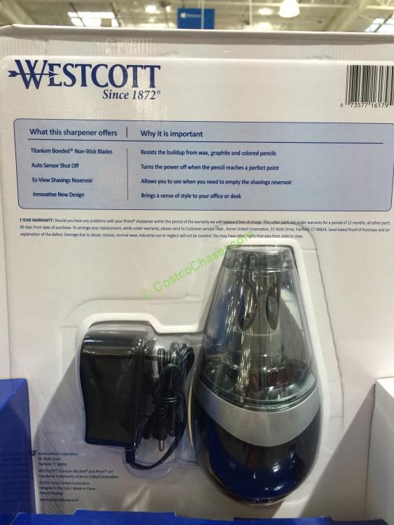 iPoint Orbit Electric Pencil Sharpener Titanium Bonded