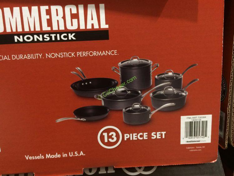 5.0 out of 5 stars based on 1 product rating(1). Calphalon 13 Pc Commercial Hard Anodized Cookware Set Costcochaser