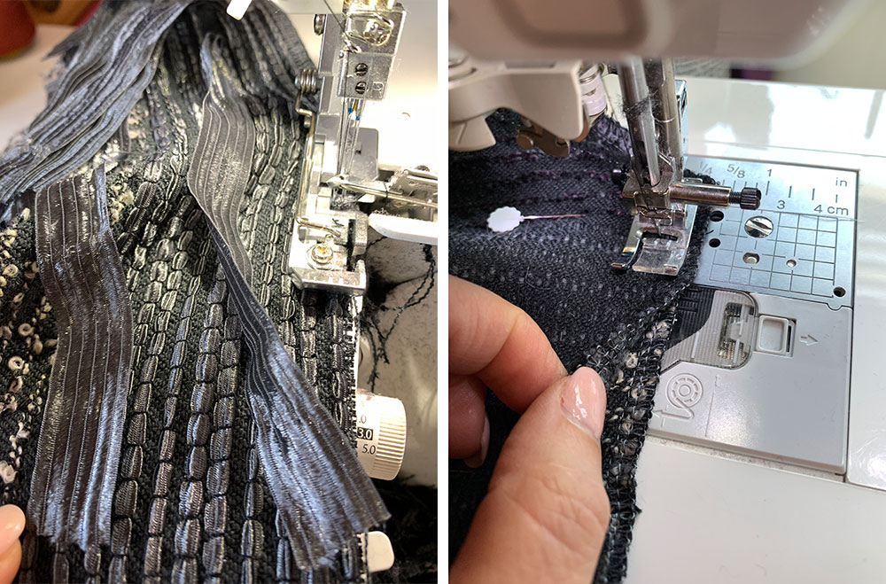 Mixed Media Garment with Handwoven Cloth Cochenille Design Studio