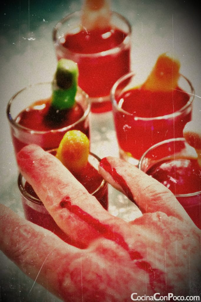 chupitos halloween receta