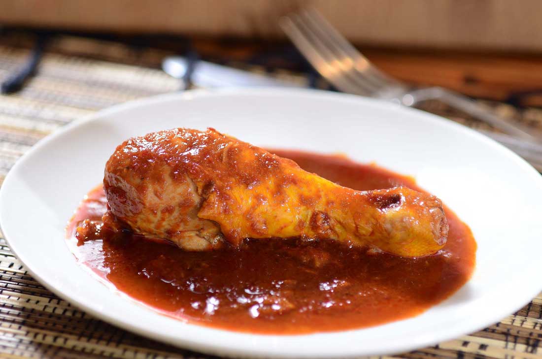 Adobo de pollo casero con nopales cómo hacerla Receta fácil Cocina