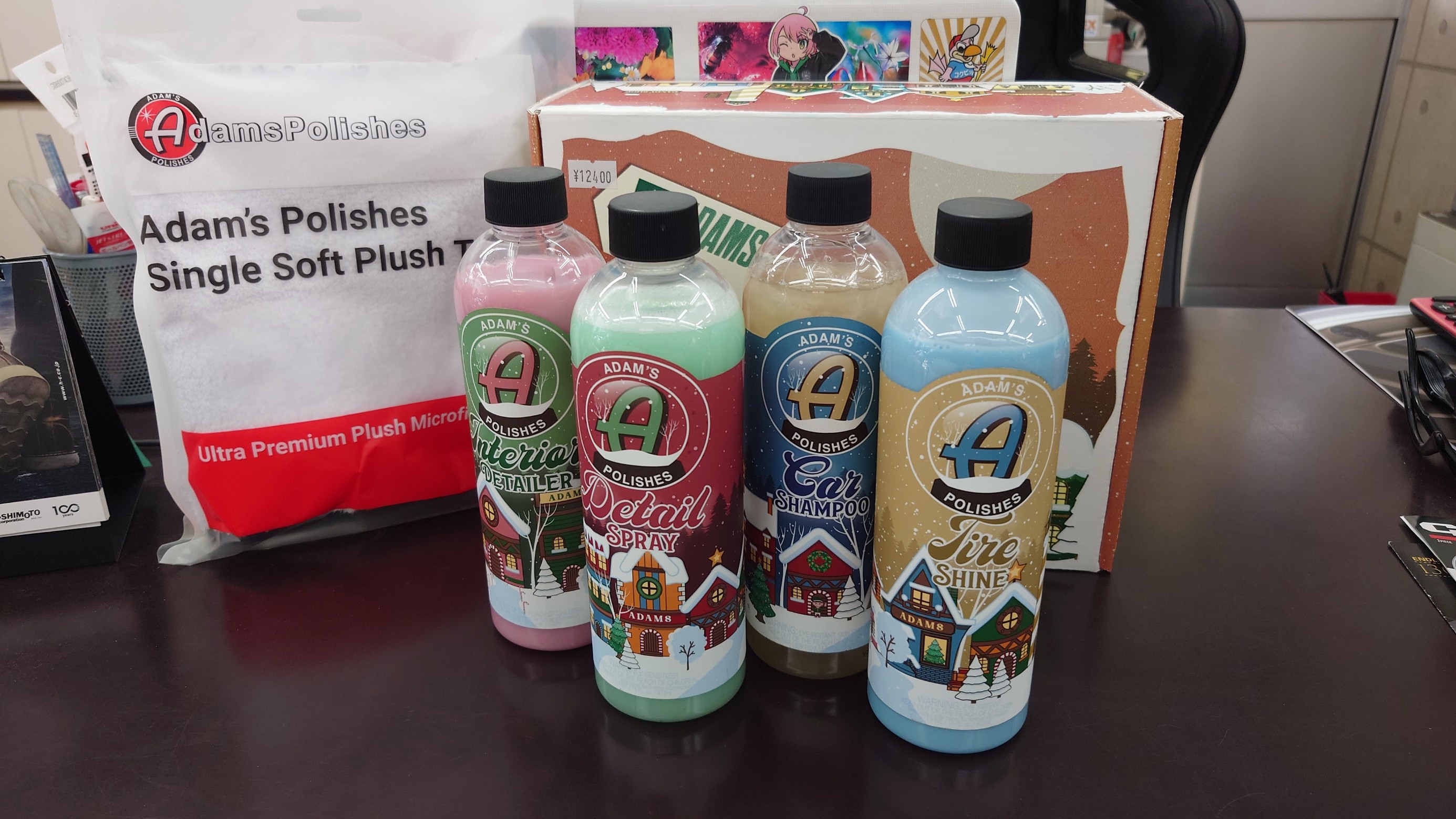 アダムスポリッシュの限定セット ♪ 【Adam's Car Care Holiday Box Set 2021】数量限定 !! 「50％オフ