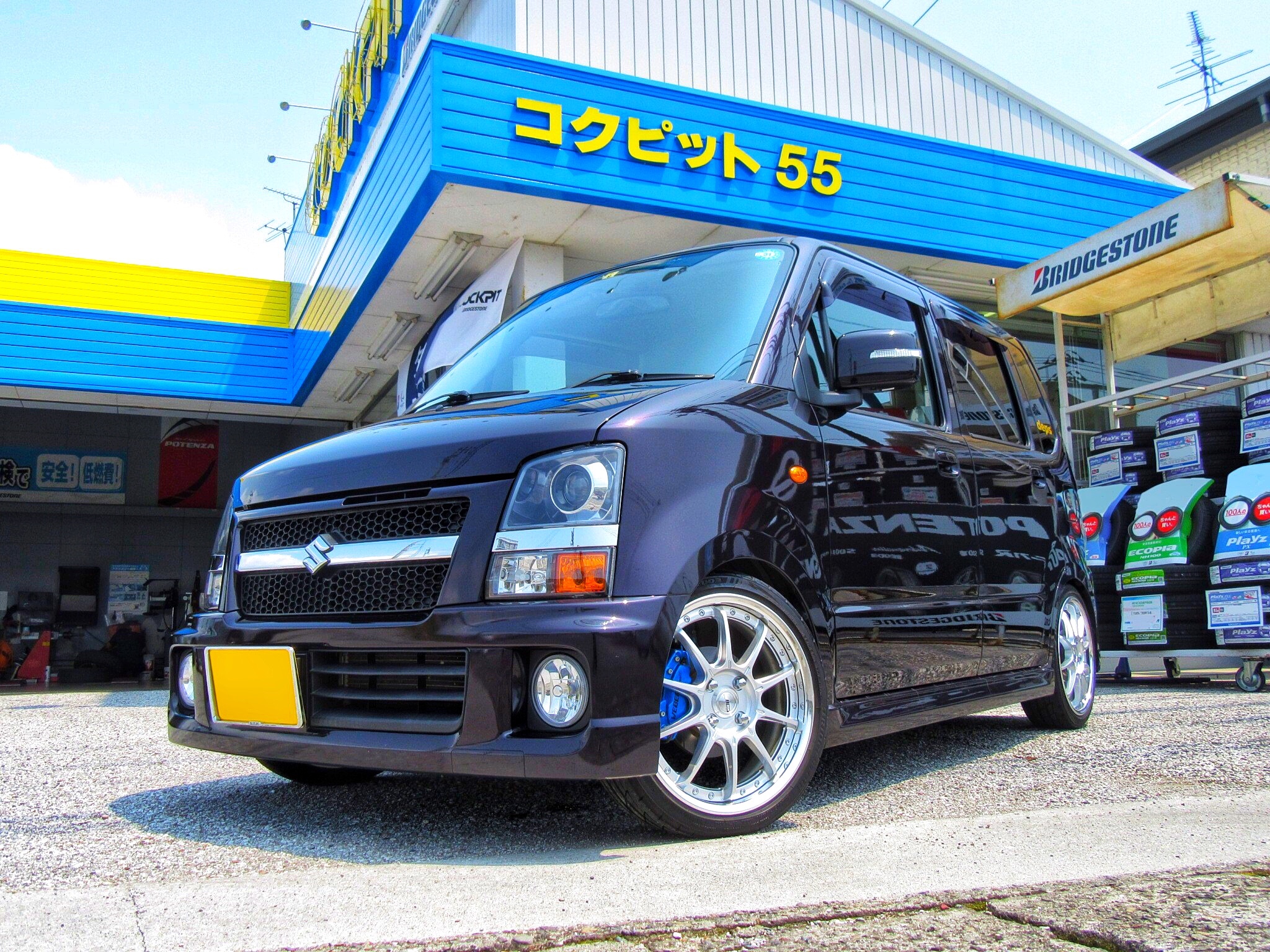 コンセプトはさりげないカスタム！ ワゴンR（MH22S）&「SSR professor SP5R」&「POTENZA Adrenalin