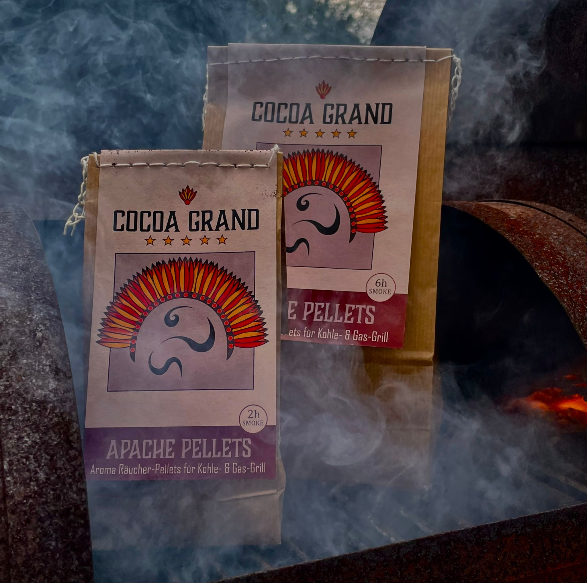 Cocoa Grand Smoke Apache Pellets 750g Cocoa GRAND