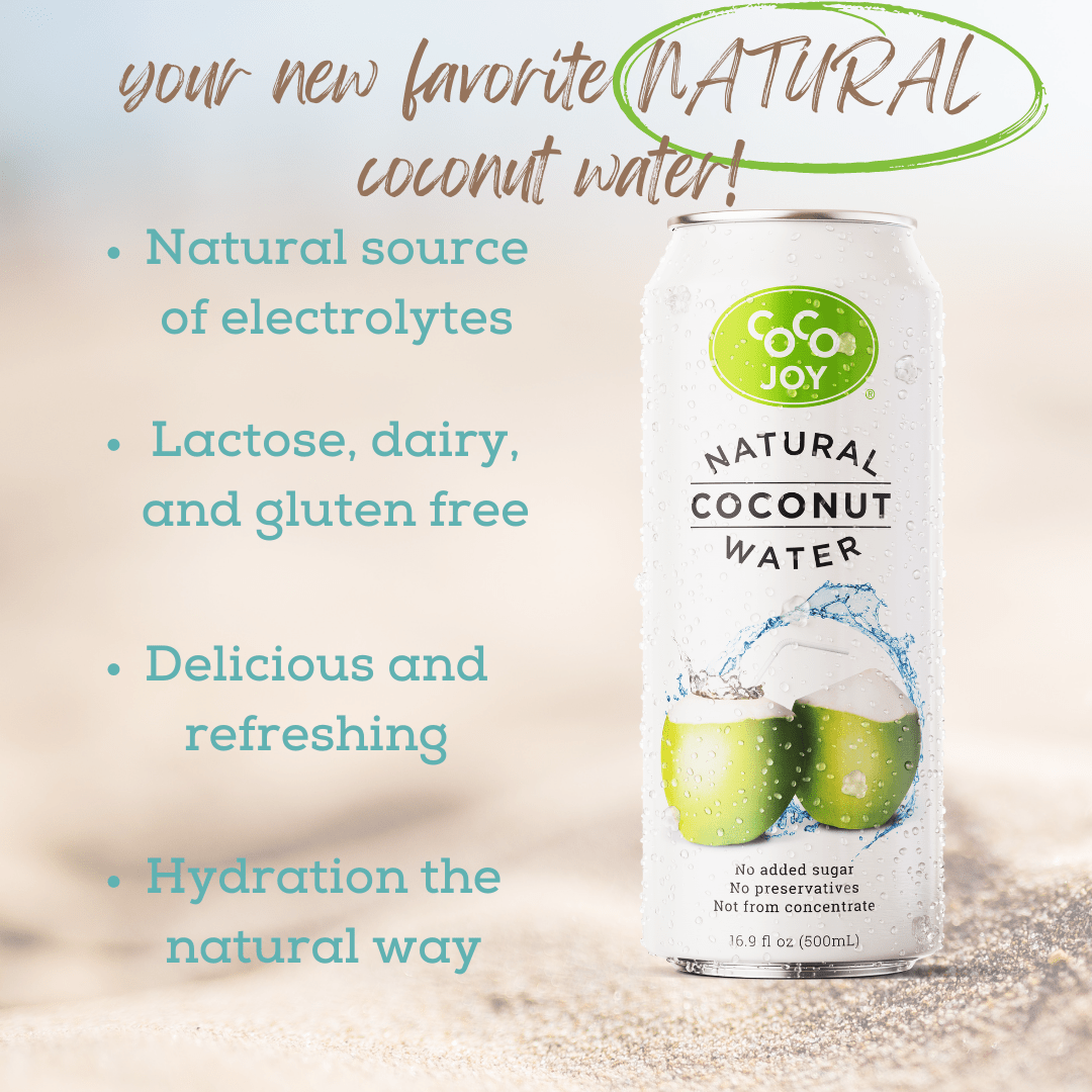 16.9oz Natural Coconut Water 12Pack Case CoCo Joy