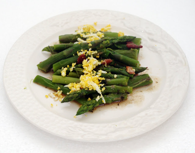 Asparagus Salad with HardBoiled Egg Coconut & Lime