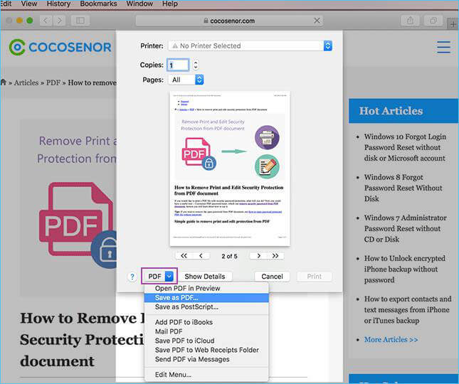 Practical Skills Save HTML page as PDF with Mac Safari