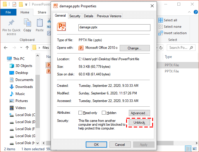 Fixed'PowerPoint cannot be opened PPTX file' Error in MS PowerPoint