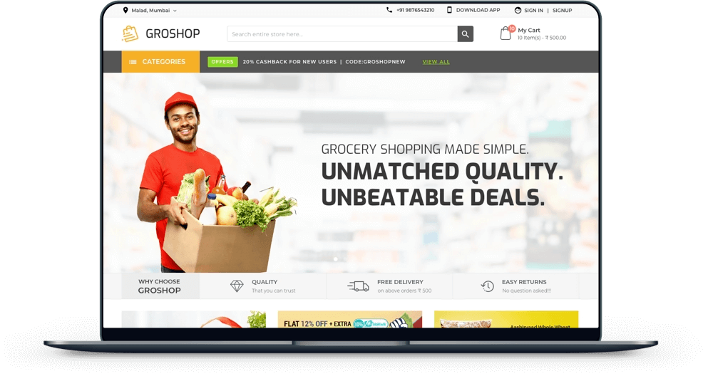 Grocery Delivery Royo Apps