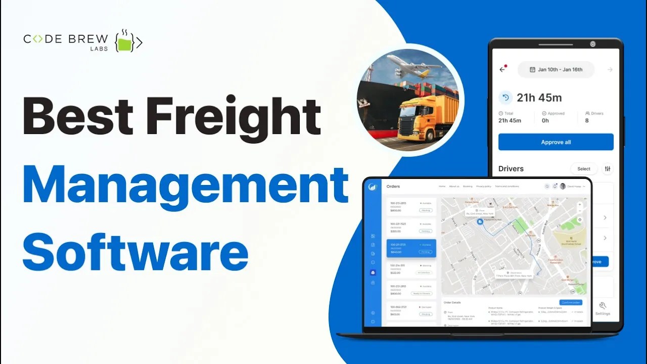 Best Freight Management SoftwareIncrease Efficiency by 3x Code Brew Labs