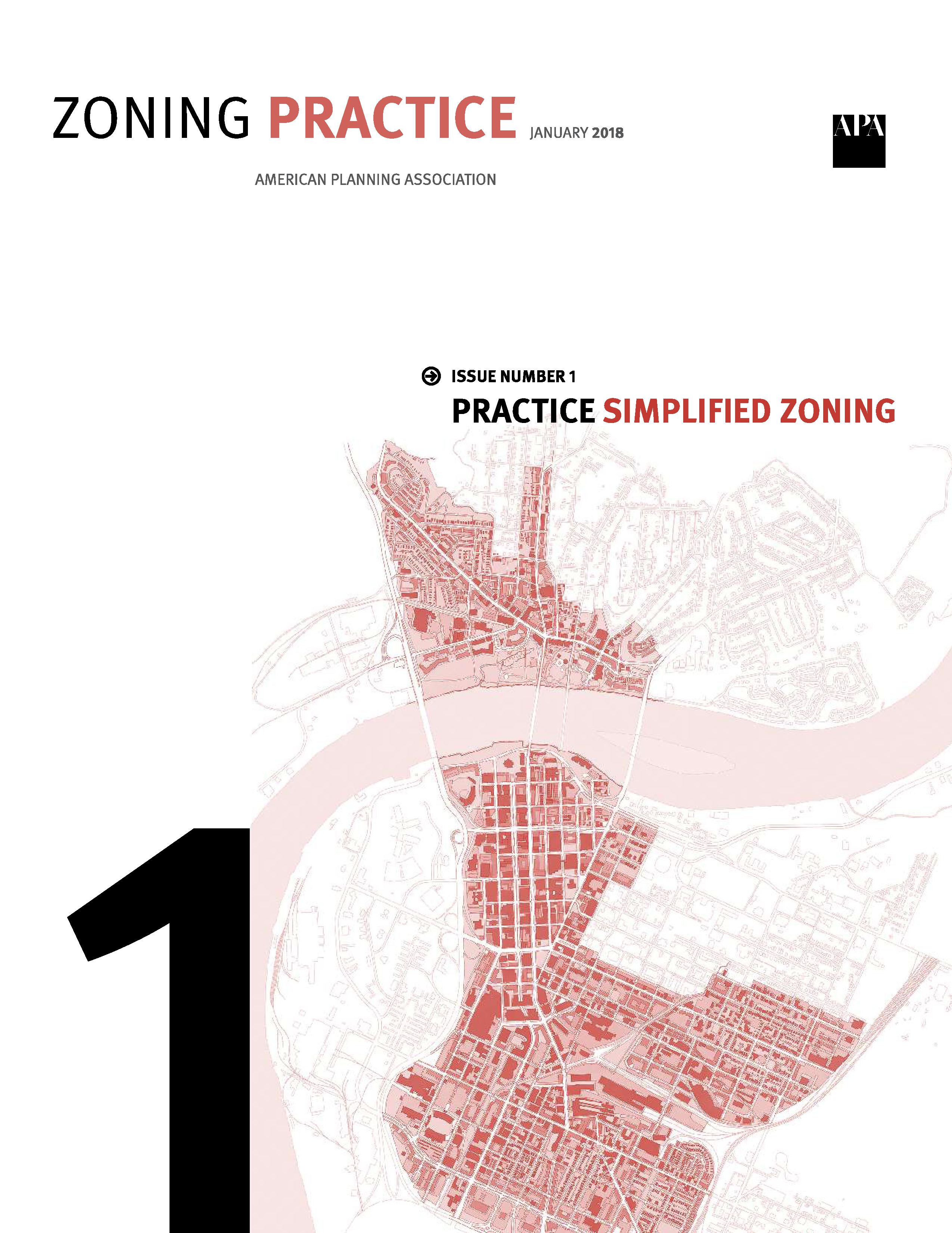 APA Zoning Practice Simplified Zoning Code Studio