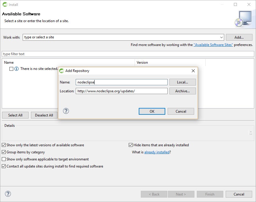 Nodeclipse to develop Node.js In Eclipse code4copy