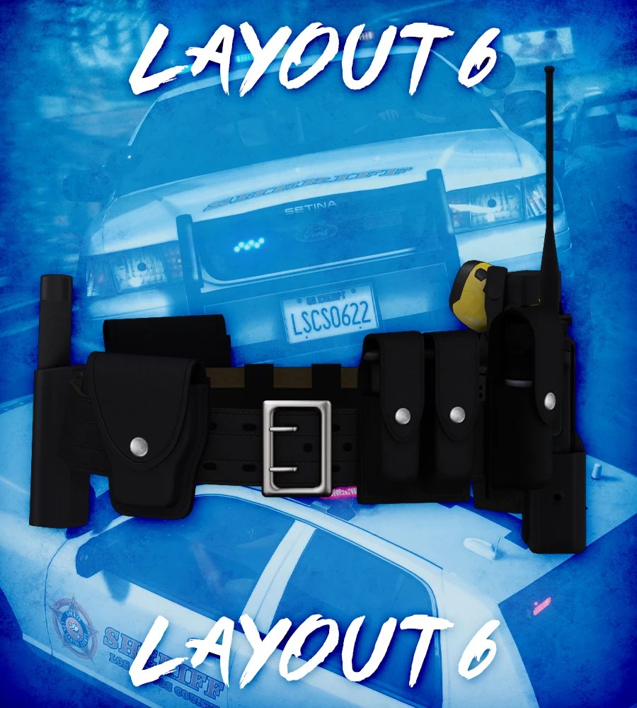 FiveM EUP Duty Belt Mega Pack V1 Code4Mods