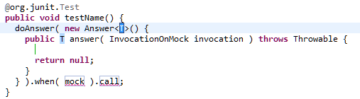 Mockito Templates for Eclipse