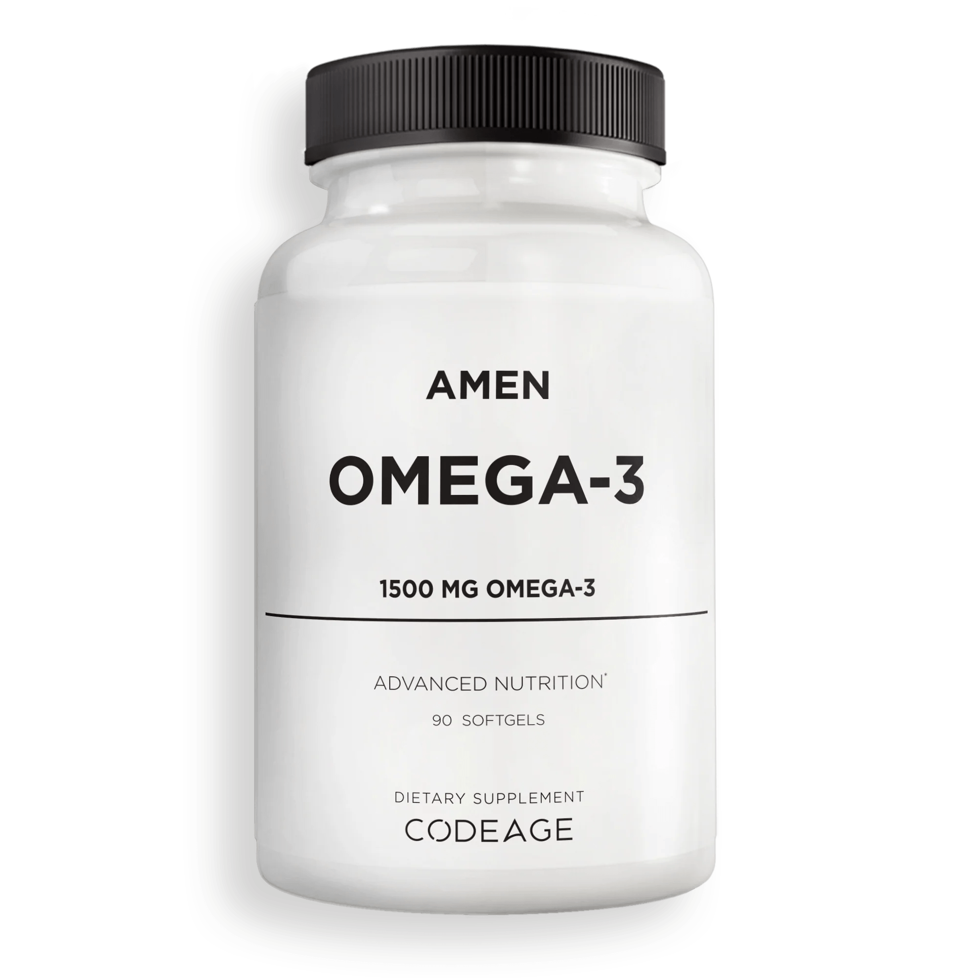 Amen Omega3 Fatty Acids, EPA & DHA, 1500mg Omega3s Supplement Soft