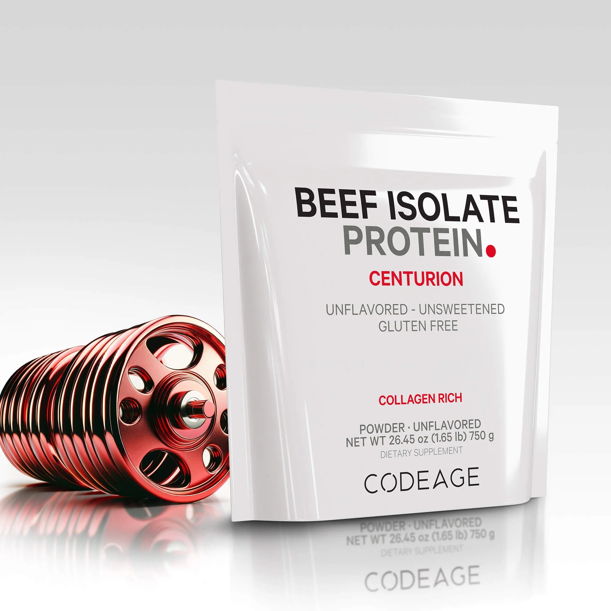 Codeage Beef Isolate Protein Powder Supplement Essential Amino Acids