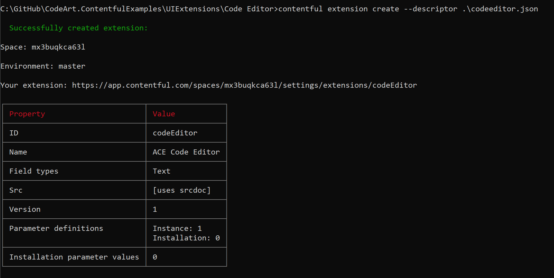 Getting started with Contentful UI Extensions part 2