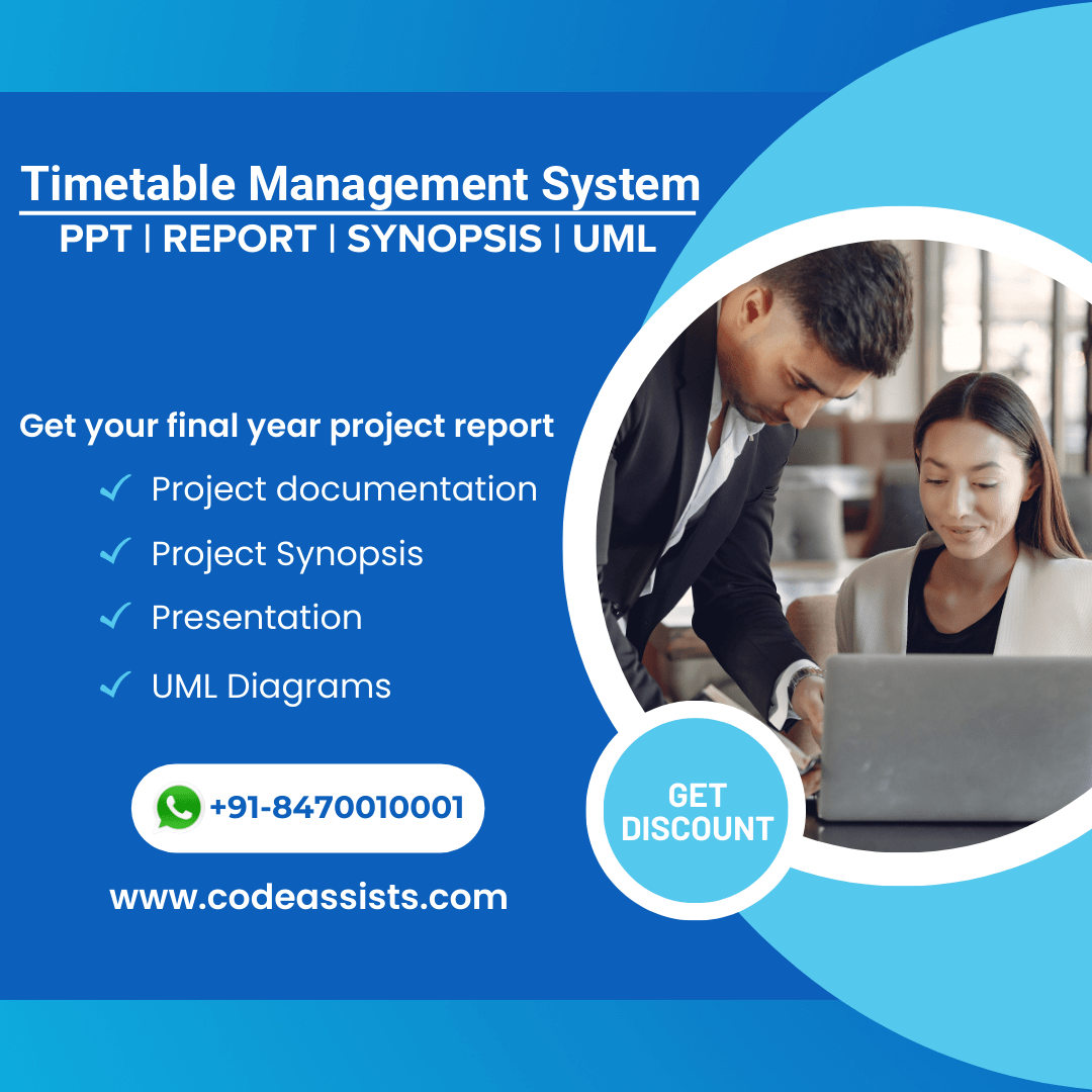 Download Timetable Management System Project Report PDF