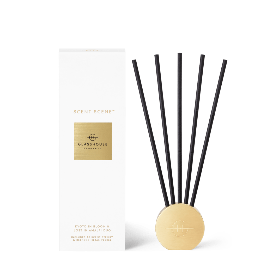 Glasshouse Reed Diffuser Set Kyoto & Amalfi • Code Bloom Perth