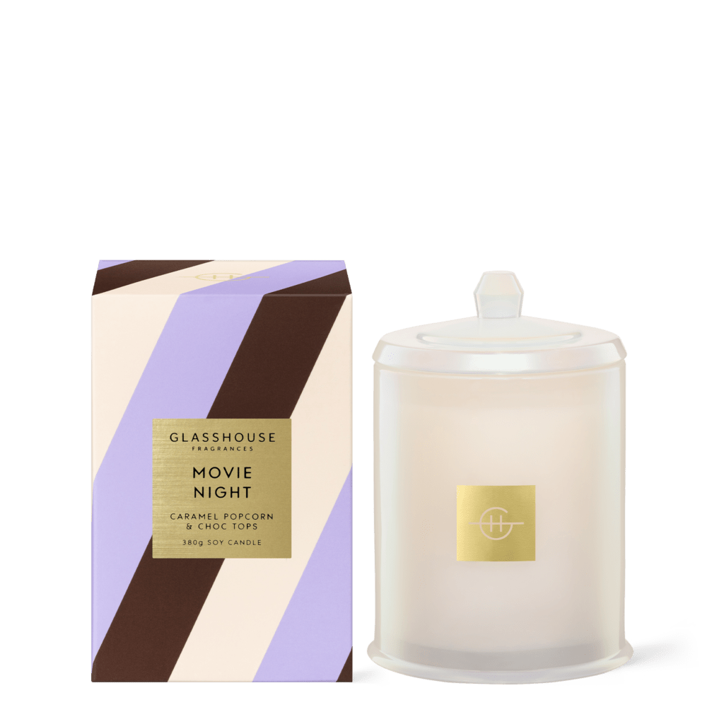 Movie Night Glasshouse Candle 380g • Code Bloom Perth Florist