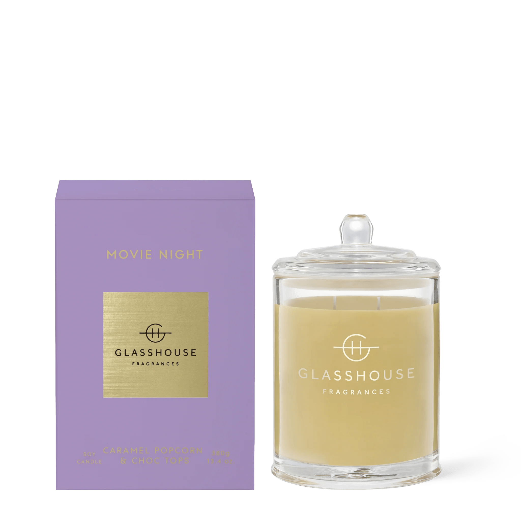 Movie Night Glasshouse Candle 380g • Code Bloom Perth Florist