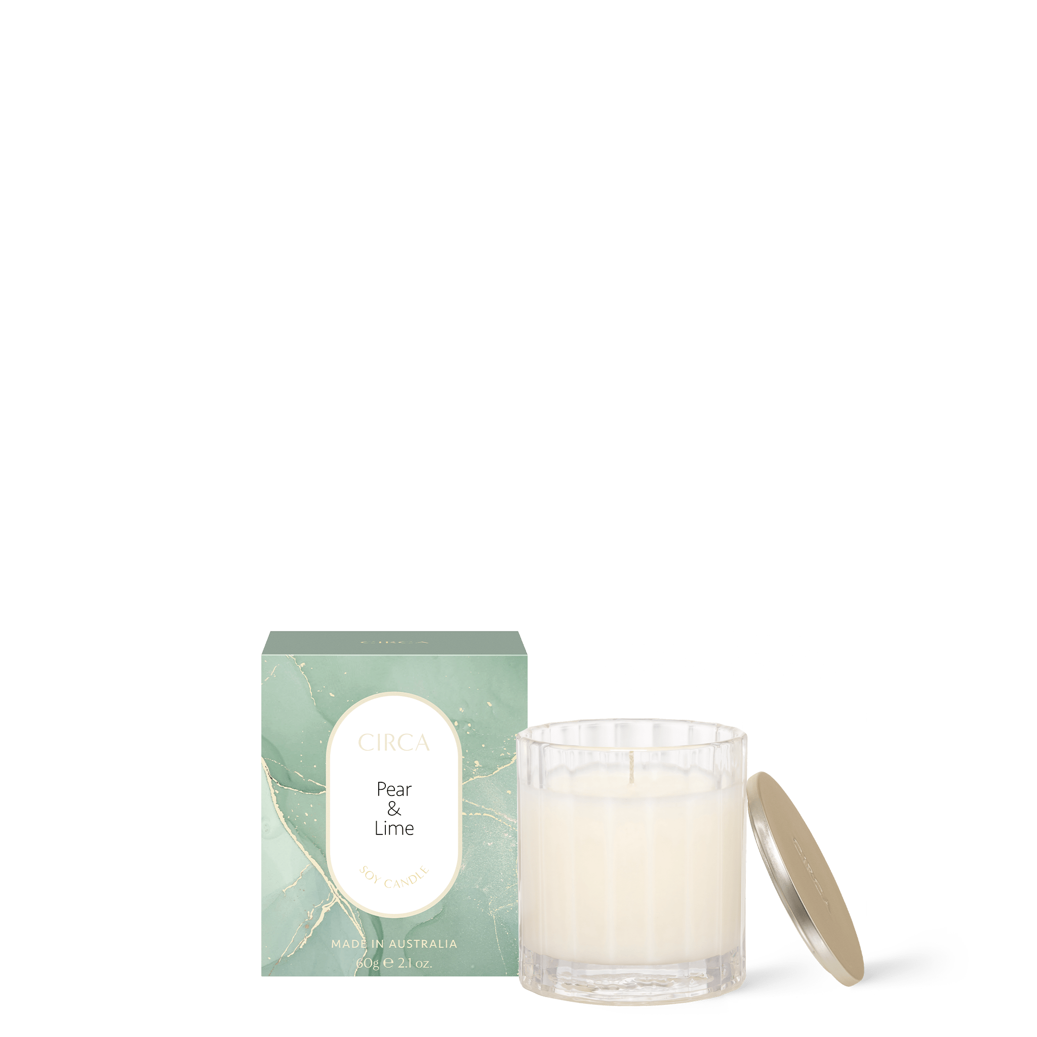 Pear & Lime Circa Home Mini Candle 60g • Code Bloom Perth Florist