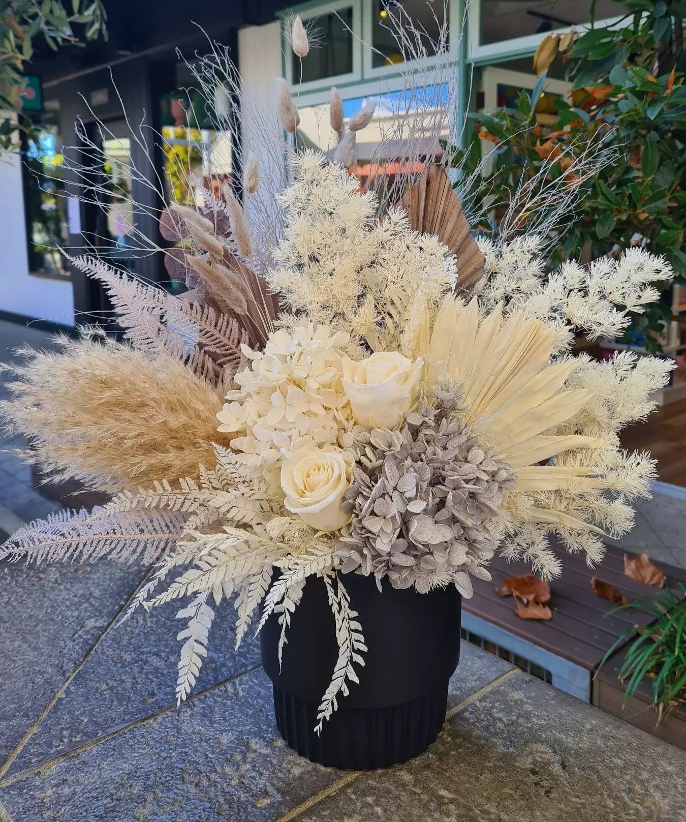 Black Vase • Code Bloom Perth Florist, Fresh flower bouquets