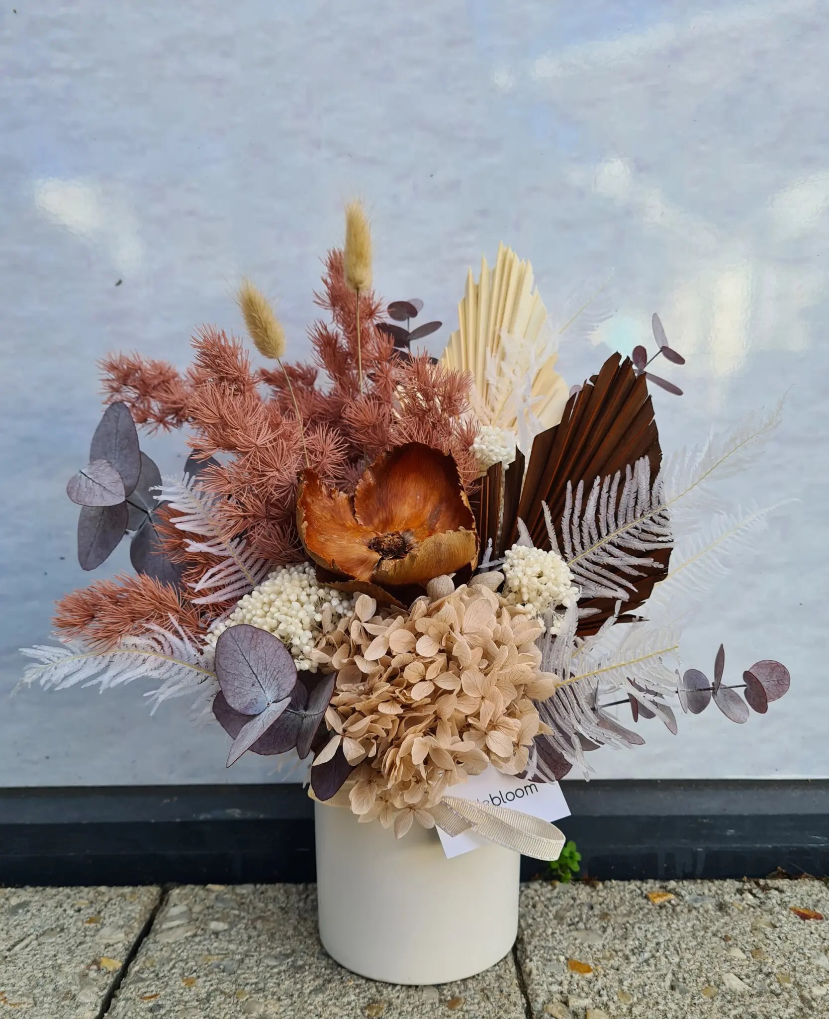 Small Rustic Vase • Code Bloom Perth Florist, Fresh flower bouquets