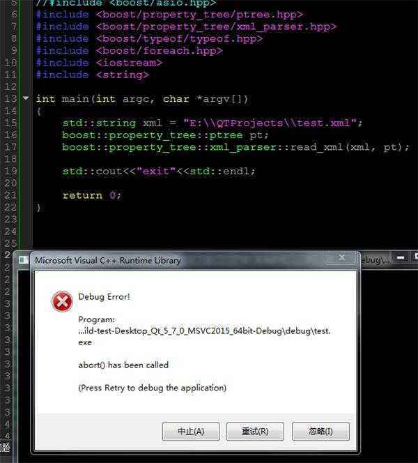 boostproperty_treexml_parserread_xml异常问题 Code Bye