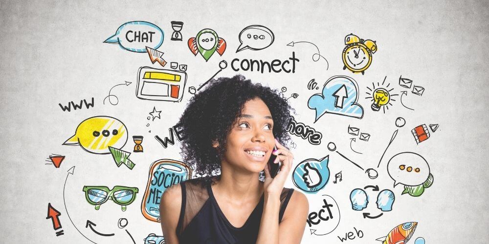 April Social Media Content Ideas Coded Vector