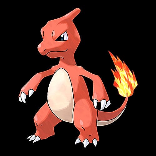 Charmeleon Pokédex 0005 & Card List Coded Yellow