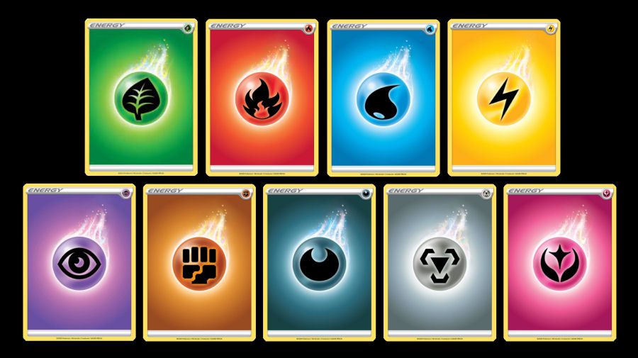 What are Basic Energy Cards? Info & Design Timeline Coded Yellow 2024