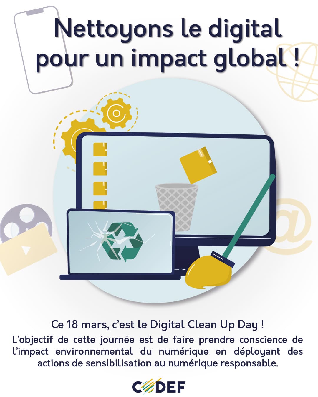 Cette semaine, participez à la Digital CleanUp Day ! CODEF