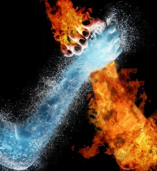 25 Amazing Example of Fire and Water Graphic
