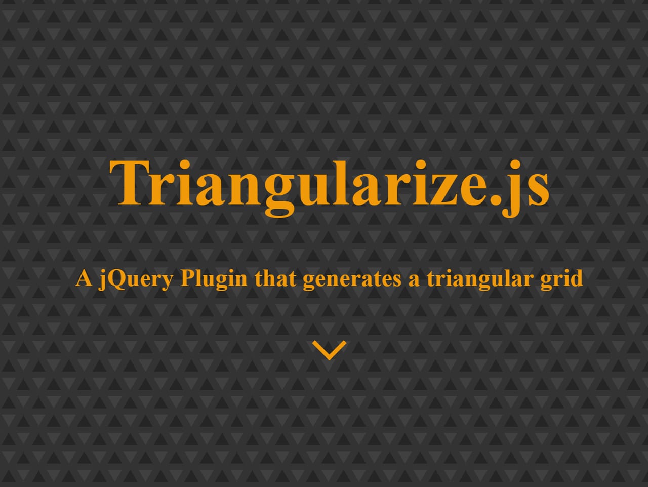 CSS Background Triangle Pattern jQuery Triangularize.js — CodeHim