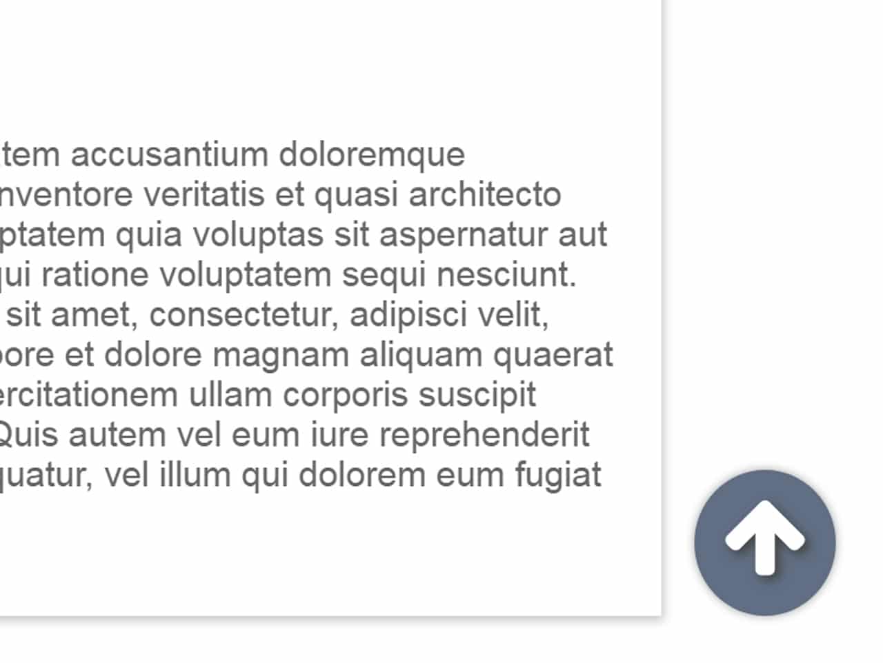 jQuery Floating Back to Top Button with Smooth Scrolling — CodeHim