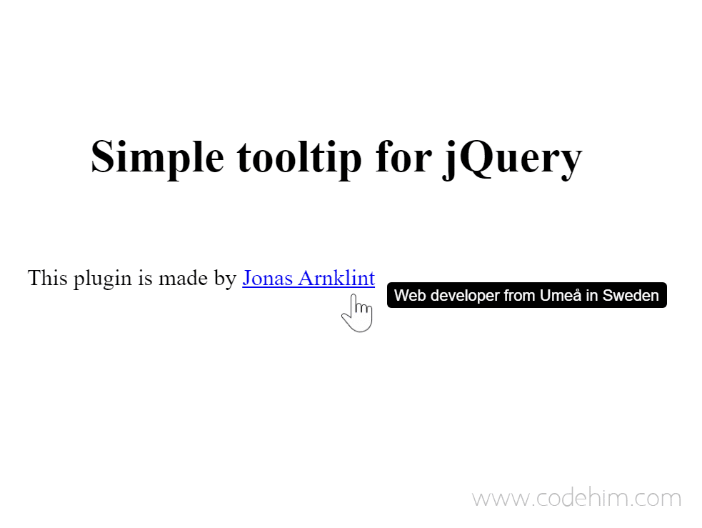 jQuery Simple Tooltip on Hover simpleTooltip — CodeHim